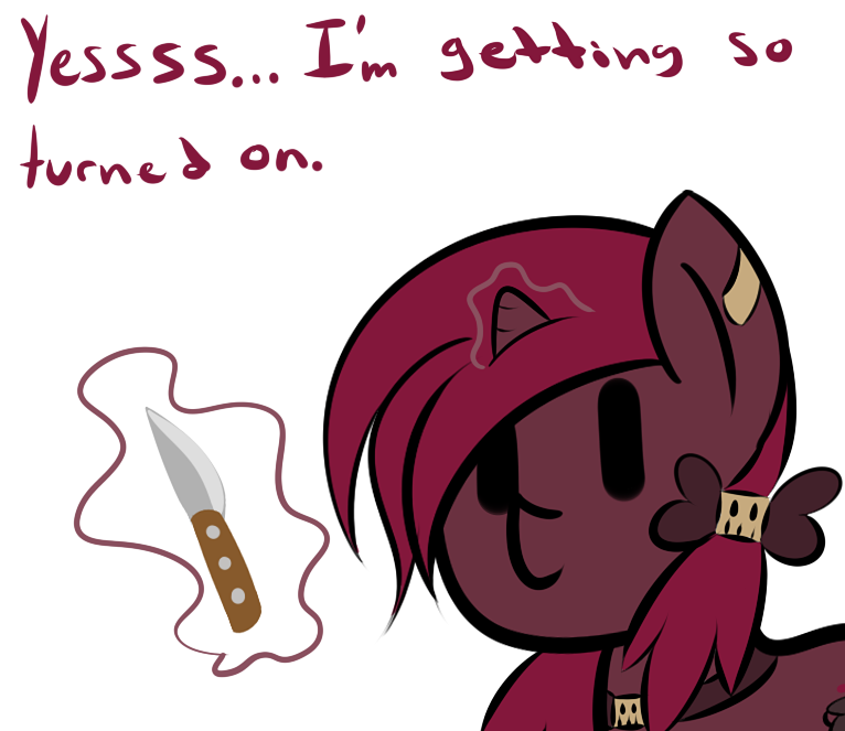 bleedshark:  Featuring: Cauldron The red scarf pony Brotrot  Oh god, I&rsquo;m