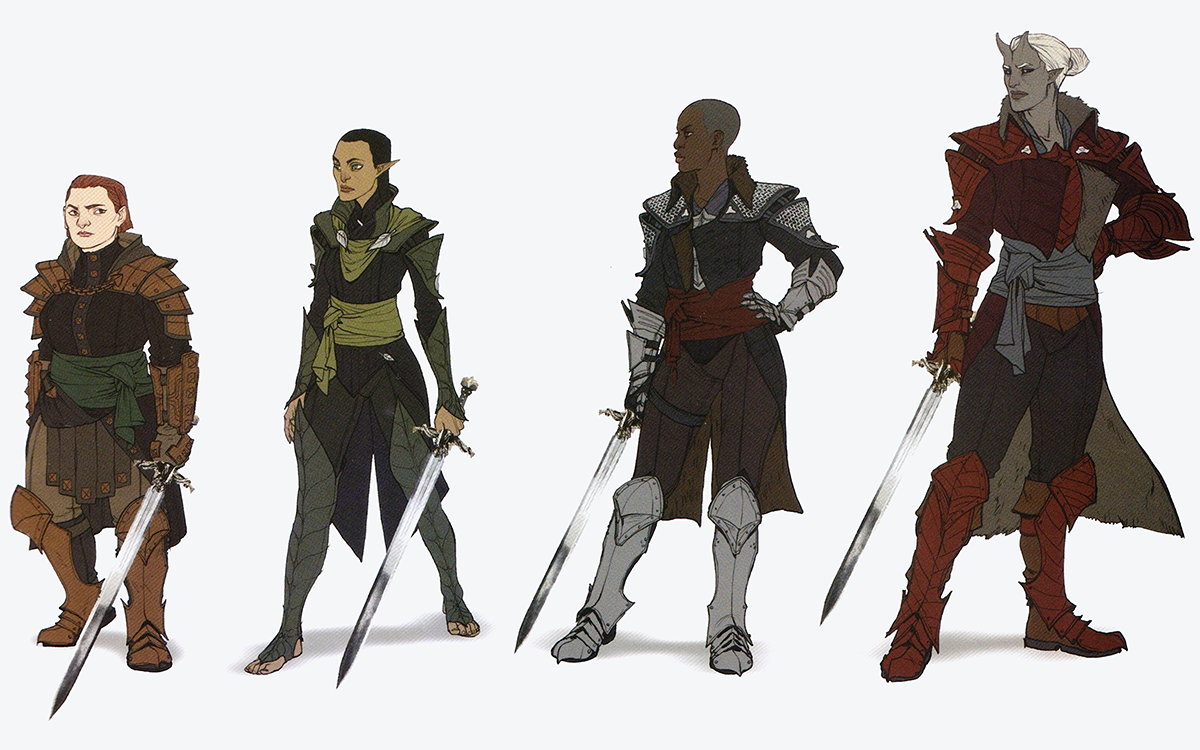 hostagesandsnacks:  The Inquisitor concept art in The Art of Dragon Age: Inquisition