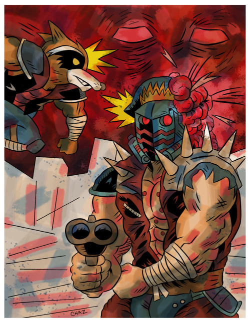 xombiedirge:  The Line It is Drawn takes the Guardians of the Galaxy into movie mashup territor