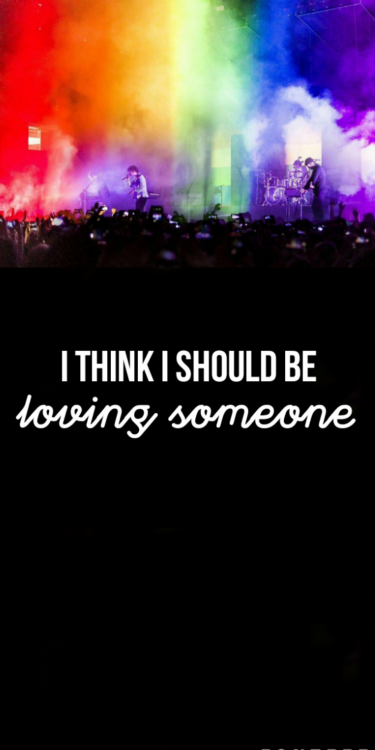 emobandwallpapers: loving someone by the 1975 pride month lockscreens // requested by anon