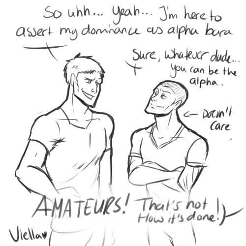 viella-art:  We all know who the ultimate bara in SNK is, anon.  Ahhhh the daddy and the twinkBahahahaha omg
