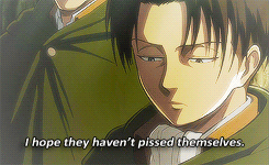 princessaryastark:  ↳ Best of Levi Lines [1/?] 