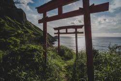 japanpix:  Hidden temple on Rebun Island, Hokkaido.