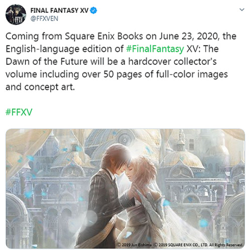 ffxvcaps: Coming from Square Enix Books on June 23, 2020, the English-language edition of #FinalFant