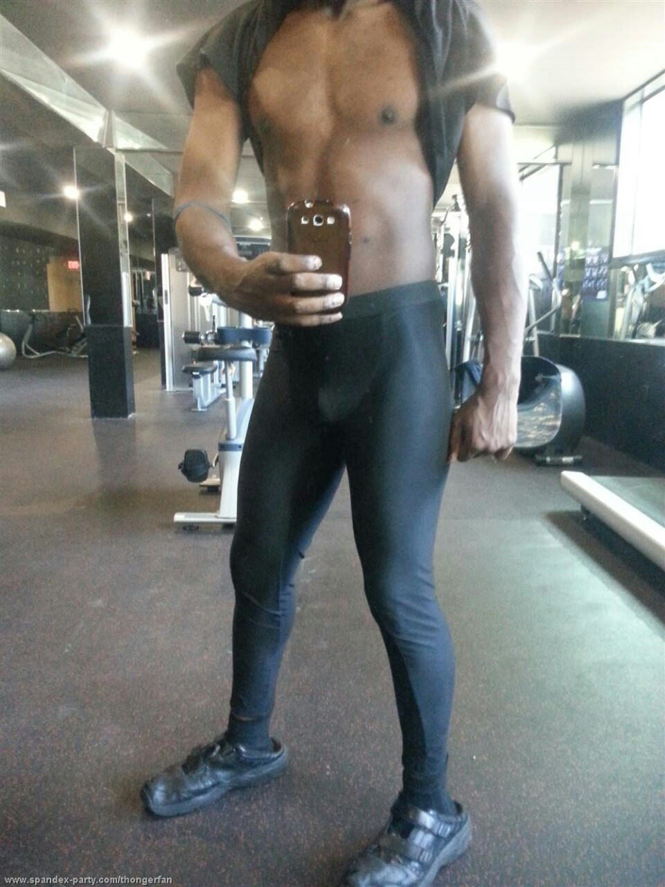 manthongsnstrings:  thongerdude:  Thong workout at gym! Best part about working out