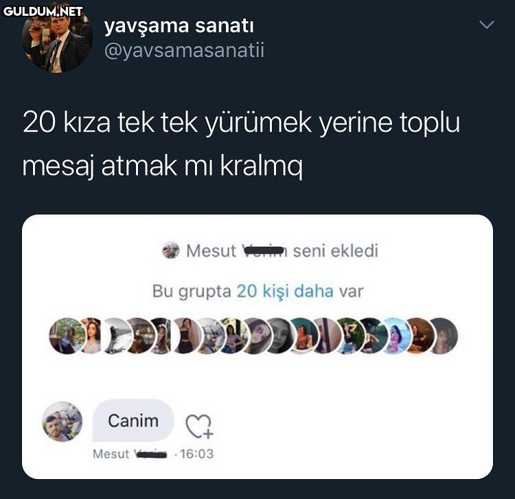 yavşama sanatı...