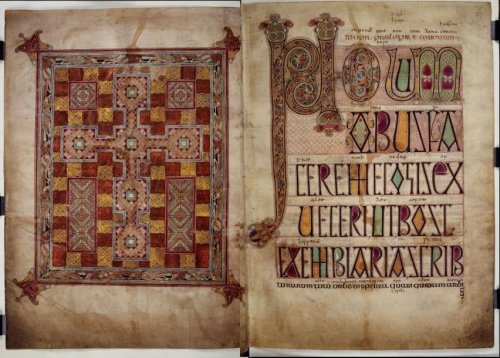 The Lindisfarne Gospels - folio 2vBack to my favourite book.  The carpet page introduction incipit o
