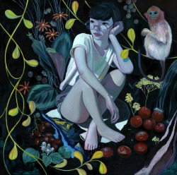 Garden of Eve
Oil on wood, 16″x16″, 2018