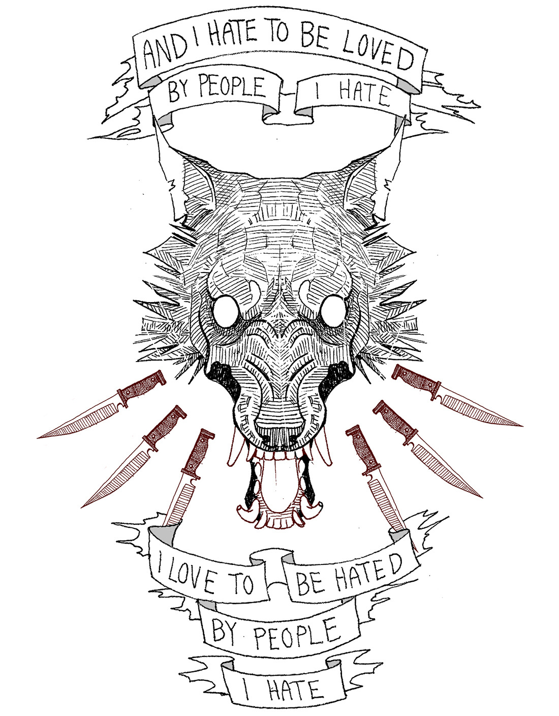 rusakko-art:– Andrew Jackson Jihad, Hate &amp; Kill (x) | 16-18/31