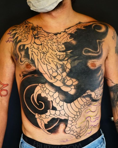 Dragon torso round 2! More to come! Thanks @zack.widdit&hellip; https://ift.tt/3G3ctw2