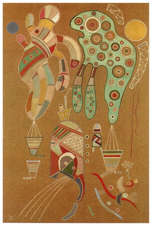 artist-kandinsky: Untitled by Wassily Kandinsky Size: 48.1x31.2 cmMedium: gouache