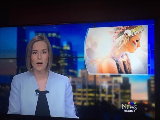 News does a report on missing/murdered aboriginal women and they use a white girl at coachella wearing a headdress as the picture.
