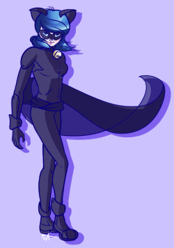 hopeandheir:  ok hear me out: kwami-swap au but Marinette/Chat has a scarf-tail instead of a beltplus some ladynoir interactions bc there is sooo much potential for cute flirty touches (☌ ᴗ☌)｡ﾟ*”