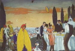 salvadordali-art:   Festival At San Sebastian