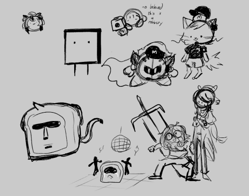 An assortment of sketches and silly things from the past few months just because.