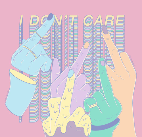 I DON’T CARE See on: Flickr | Behance |Instagram|Dribble-JV. @contactme 