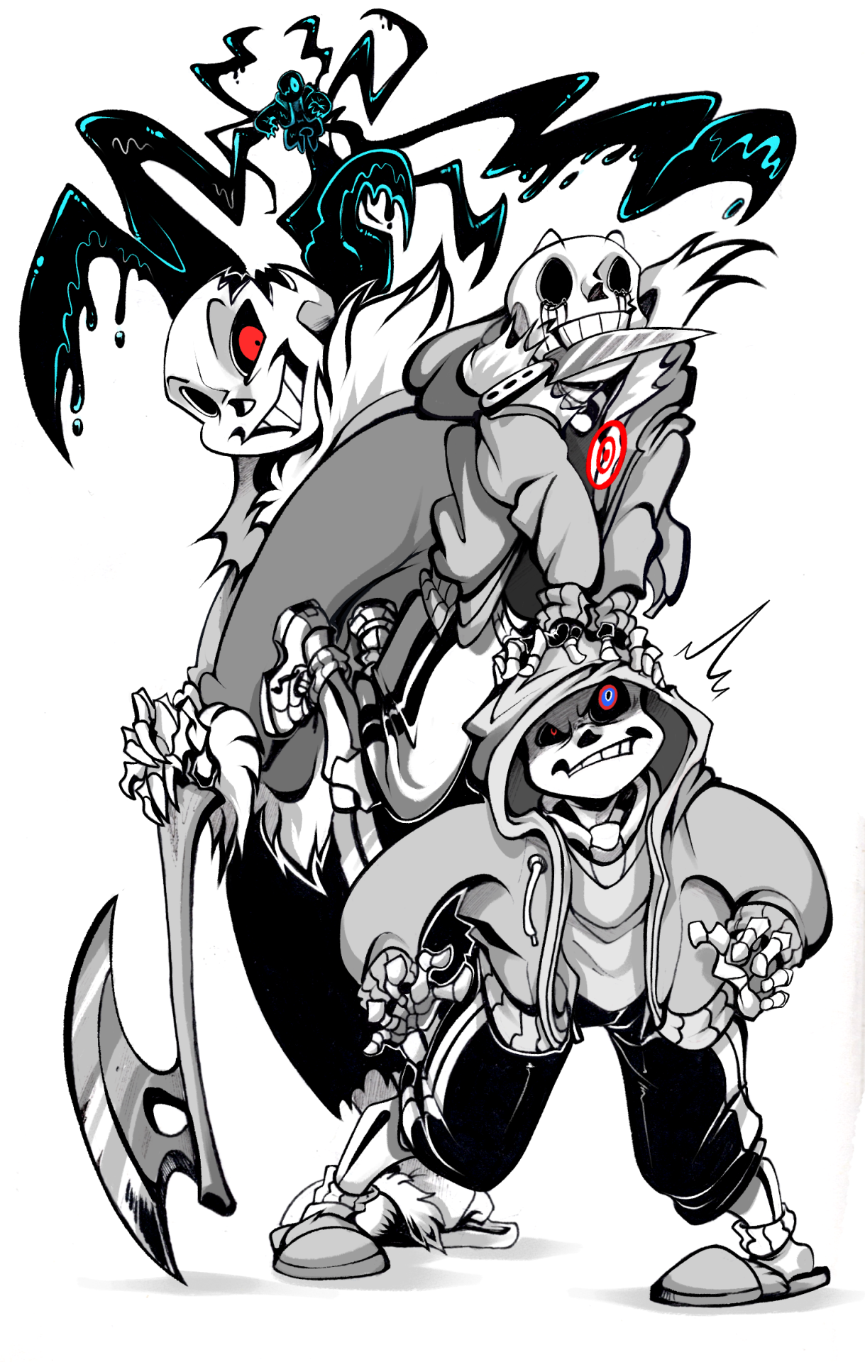 Undertale Characters by Black-Nocturne -- Fur Affinity [dot] net