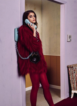 ko-no-ko:Taylor Hill For Evening Standard Magazine December 2016 - Gucci Fur