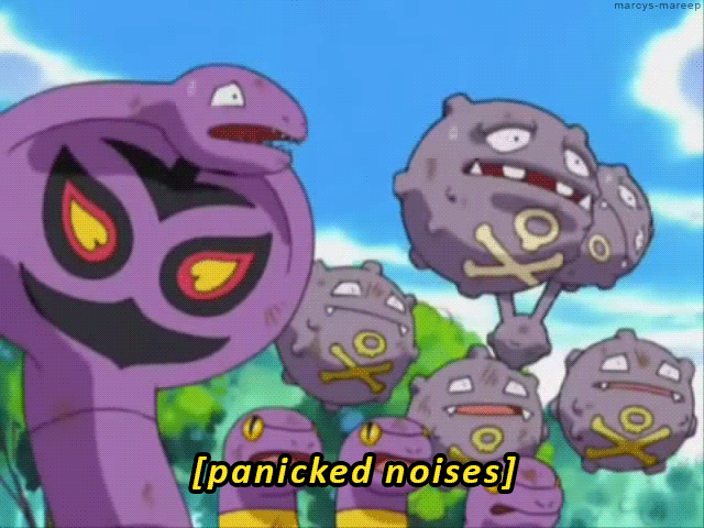 marcys-mareep:  saddest team rocket moment. Releasing Arbok and Weezing  ;o;