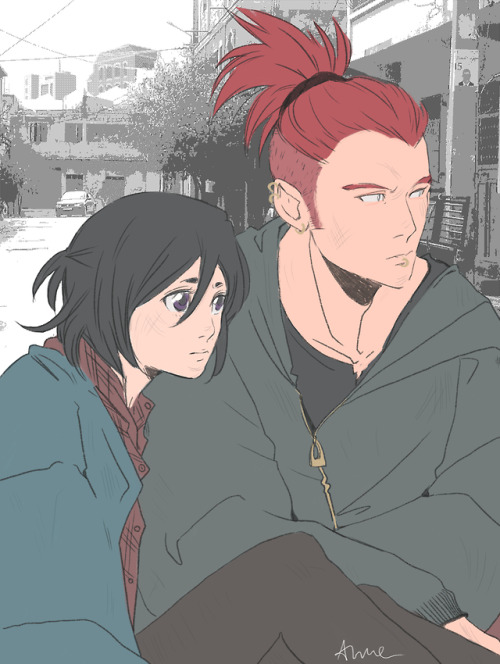 salzrand: AU in which Renji and Rukia are street kids in the modern human worldThank you so much for