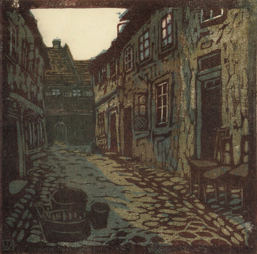 geritsel:Carl Thielmann and Walther Klemm - a mixed bag of Prague woodcuts