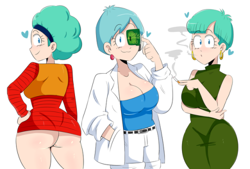 bungee-gumu: my fav Bulma hairstyles My twitter 