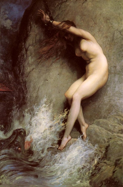 artist-dore:  Andromeda, 1869, Gustave DoreMedium: