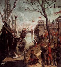 centuriespast:  CARPACCIO, Vittore The Arrival