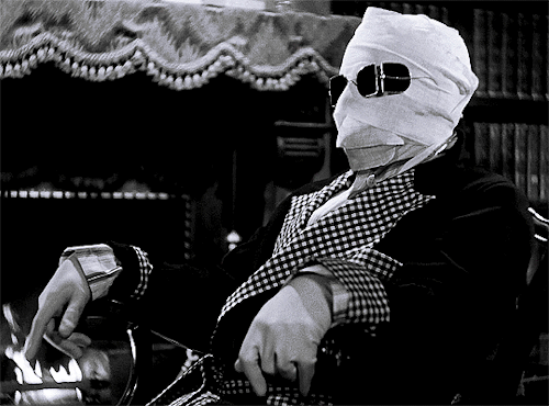 georgeromeros:The Invisible Man (1933) dir. James Whale“Power, I said! Power to walk into the gold v