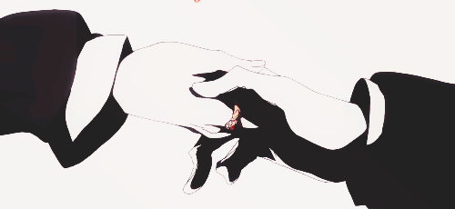 atsush-i:  "even if the eternal sadness take you, promise that our hearts will never be separated.." Kuroshitsuji II opening Shiver.   