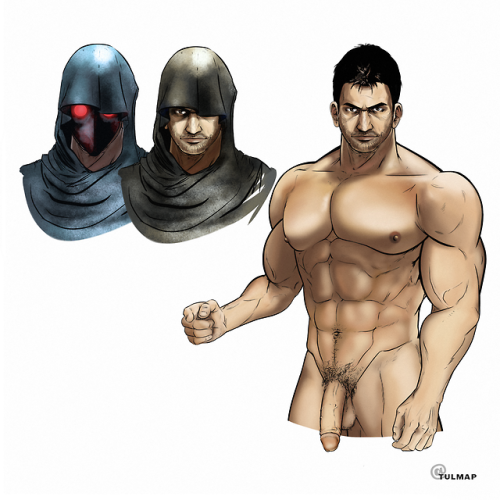 tulmap:  Designs of a well-endowed Chris in Jill’s battle armor from RE5