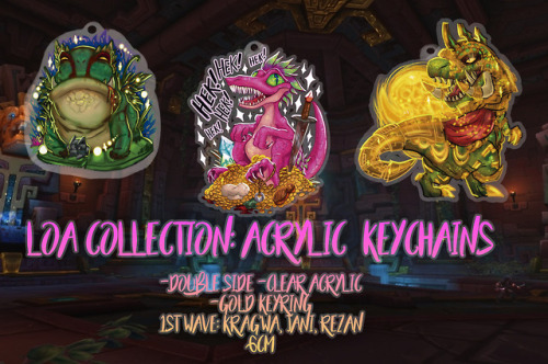 STORE UPDATE /* Keychains of Krag'wa, Jani and Rezan are up on my store if interested ~ ^^ Only a fe