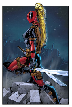 moonshadow070:  Lady deadpool!! on We Heart