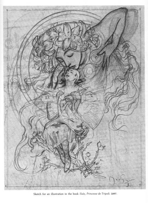 littlewitchcurry:  Artbook Scans Week 2 - Side 2 - Drawings of Mucha I love Mucha’s sketches just as