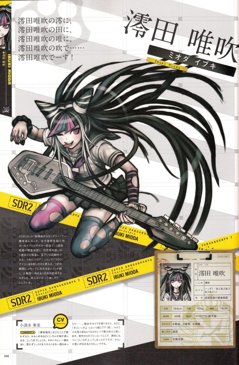 chihiros-buttt:Ibuki character pages from the Reload book requested by a bunch of people!