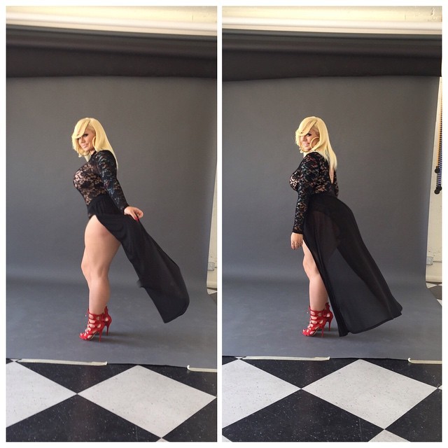 elkestallion:  #bts shooting for @starfireboutique #thick #thickness #curves #iloveElke