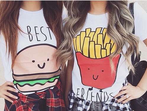 bona-chokoreto:    ♡ Cute Best Friends t-shirts here ♡  