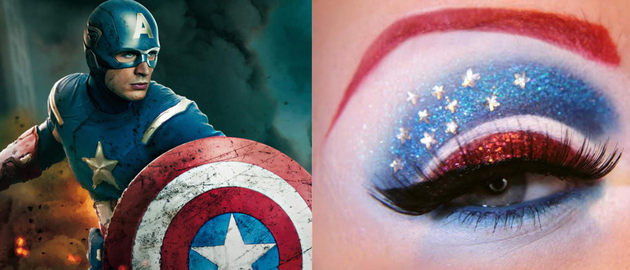 to-write-is-might:  lexistark1:  AVENGERS MAKE-UP  This… This is so beautiful…
