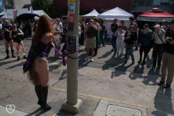 luvbight:  Dee Luvbight is “Gadget the Purple Pony”Pony Parking at the Folsom Street Faire.