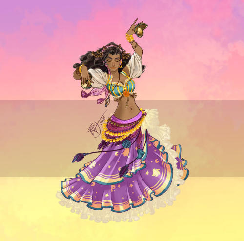 Disney Belly Dancers by Blatterbury