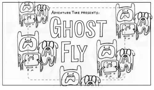 Ghost Fly title card concepts by storyboard artist Graham Falk