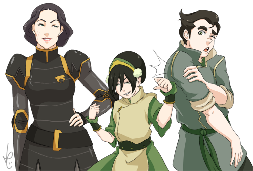 moonsugarishighlyaddictive:When Avatar: The Last Airbender meets Avatar: The Legend of Korra.I almost drew the whole cre