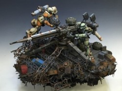 bloodymagnum:  Thunderbolt 1/100 diorama