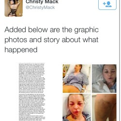 cervenafox:  Can’t believe what happened to @christymack 