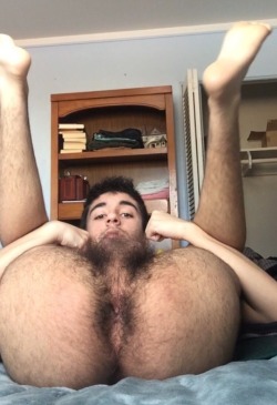 neneparcero: thatfuckinghole:   thatfuckinghole: kiss it 💋 1000 reblogs! wow 😝   With i could eat it all day   hairy ass, hairy balls!