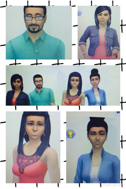 Here&rsquo;s a better look at my Sims 4 game. My dad, mom, me and my sister Mya. I can&rsquo