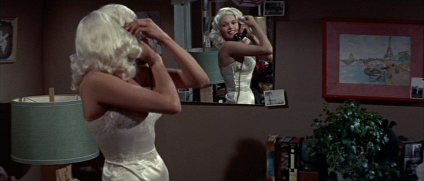 lafilledepaille:  Jayne Mansfield in “Kiss Them For Me” (1957)