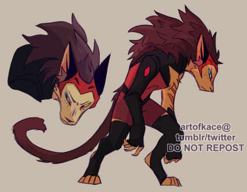 artofkace:  more beast!catra bc I couldn’t let go of this concept… 2nd pass is always better ahaha  