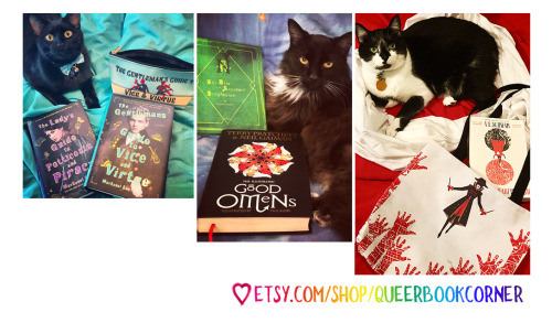 queerbookcorner:Queer Book Corner Shop! Check out our items for: Good Omens, The Gentleman’s Guide