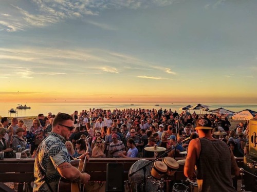 Beach vibes + great music = Summertime ☀️ Photo by Beyond The Film Photography. #thisisroc #lakeonta